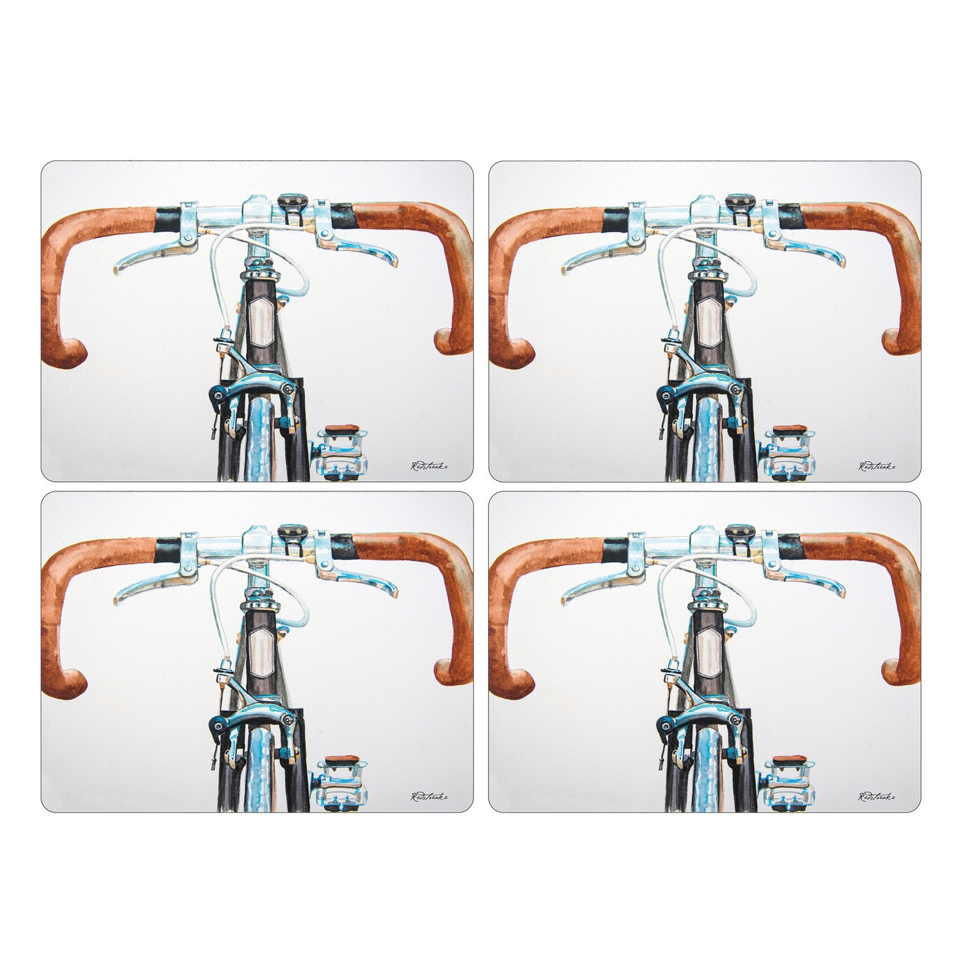 Bicycle Set of 4 Placemats image number null
