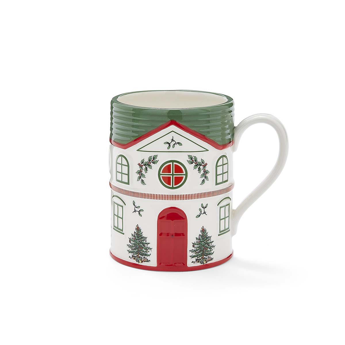 Christmas Tree Village Green Mug image number null