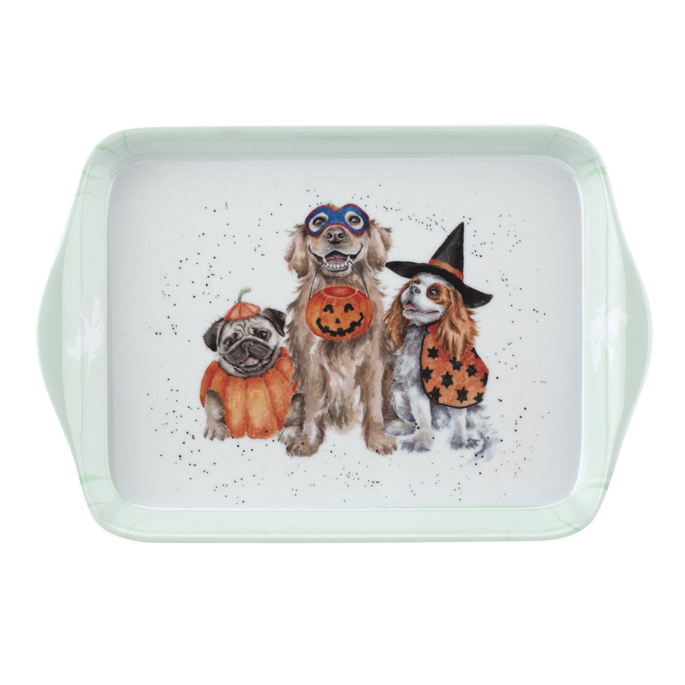 Wrendale Designs Trick or Treat 3 Piece Mug & Tray Set (Dogs/Cat) image number null