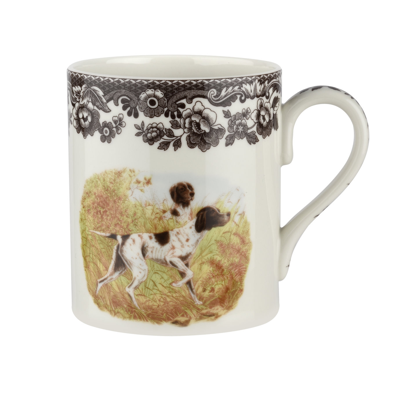 Woodland 16 oz Mug, Flat Coated Pointer image number null