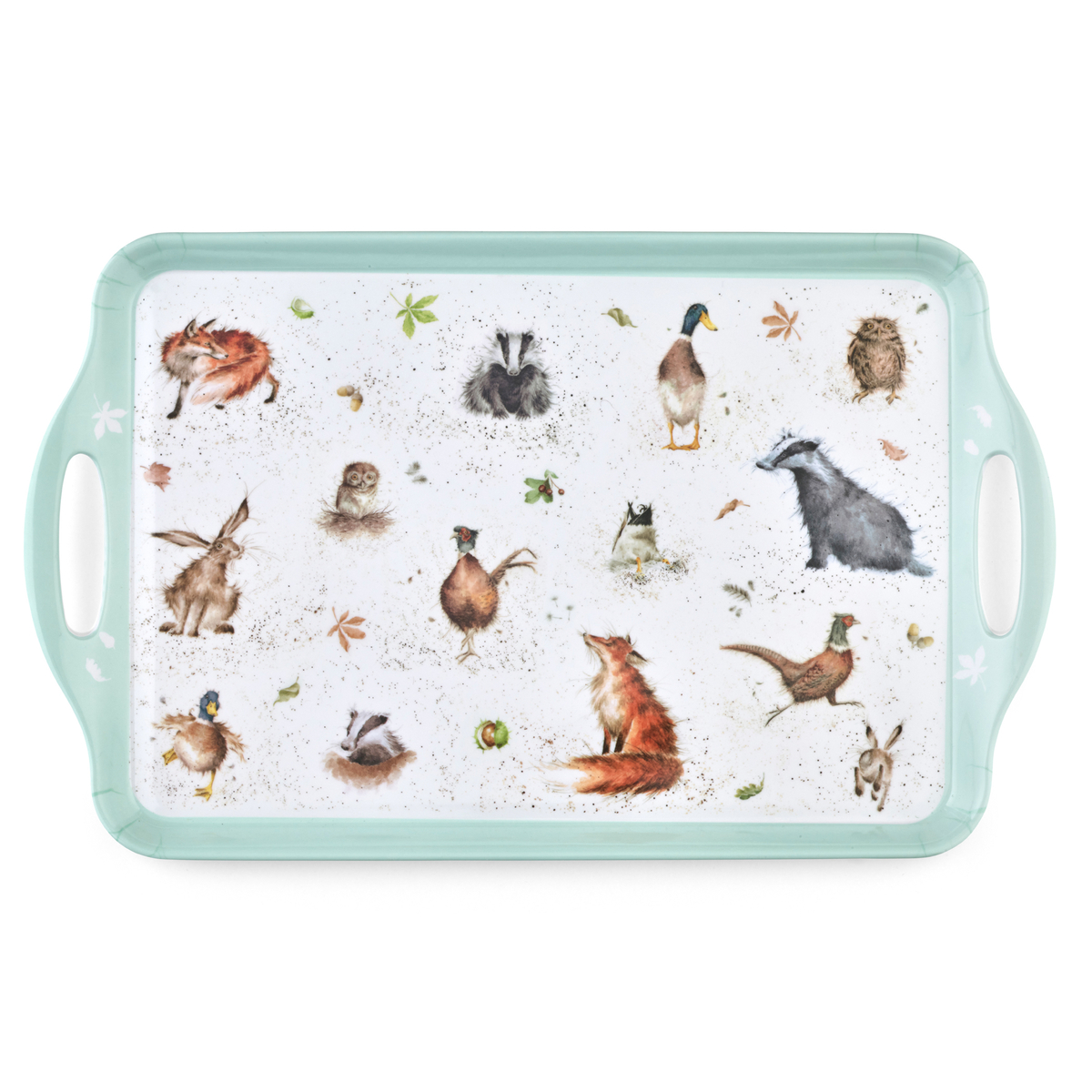 Wrendale Designs Large Melamine Handled Tray (Assorted) image number null