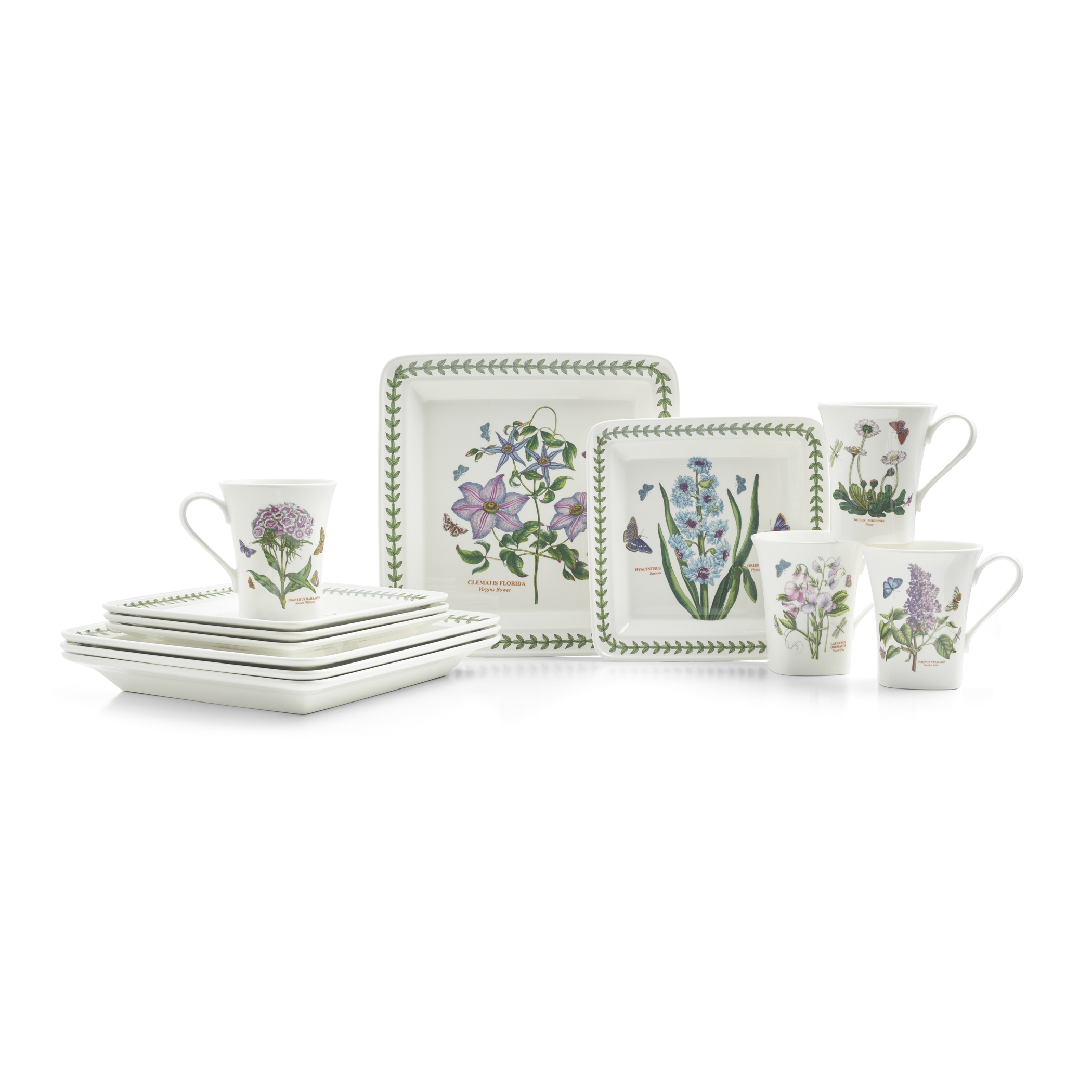 Botanic Garden Square 12 Piece Dinner Set image number null