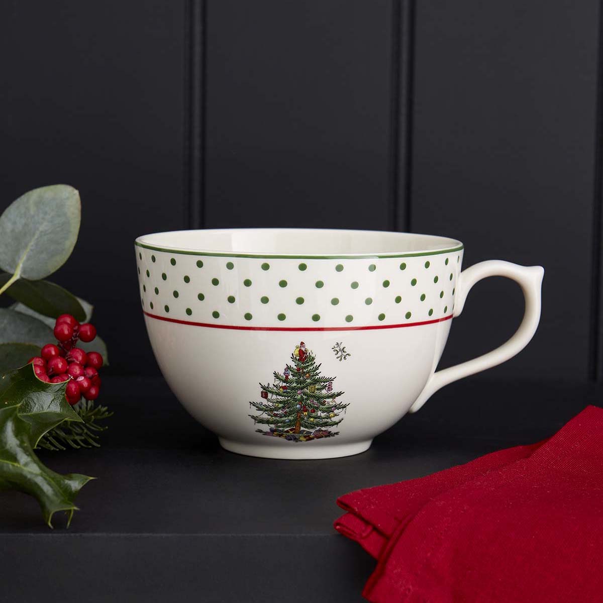 Christmas Tree Polka Dot 200fl.oz Jumbo Cup image number null