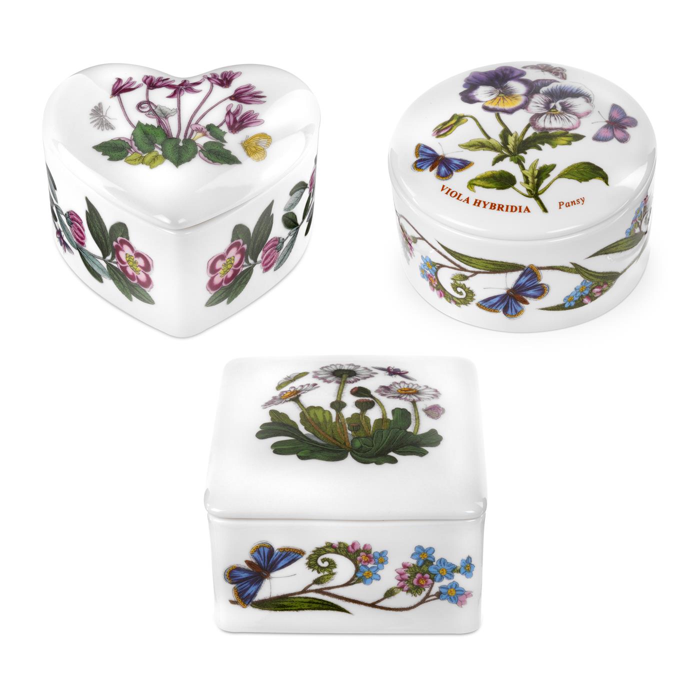 Botanic Garden Set of 3 Covered Boxes image number null