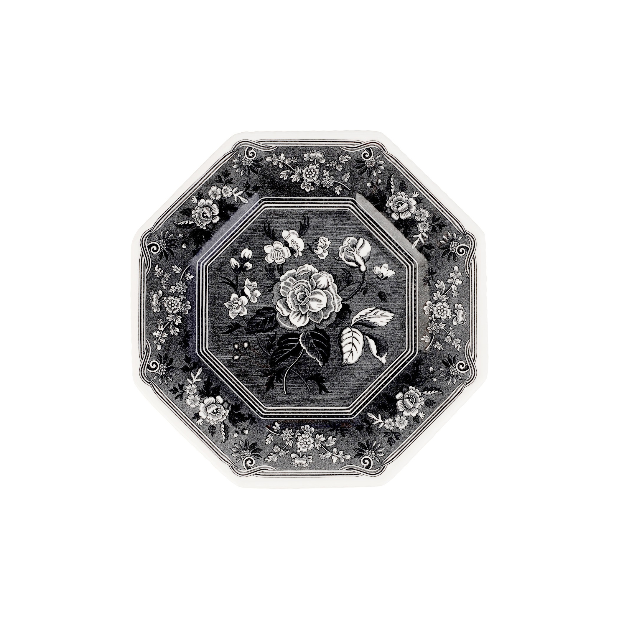 Heritage Octagonal Plate 9.5 Inch, Botanical image number null