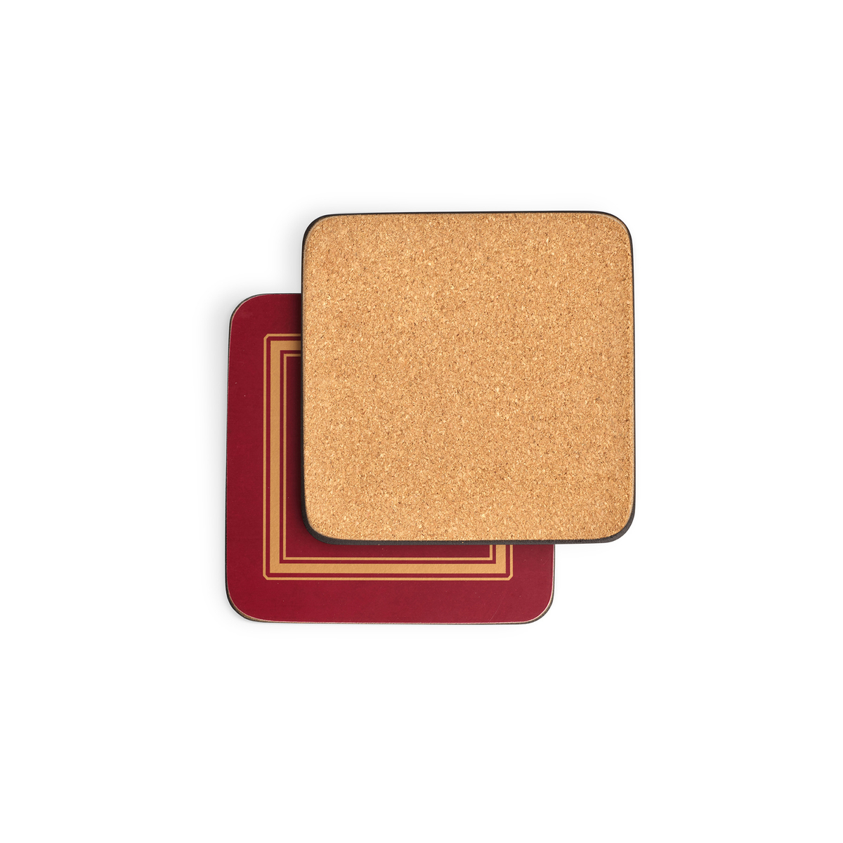 Classic Burgundy Set of 6 Coasters image number null