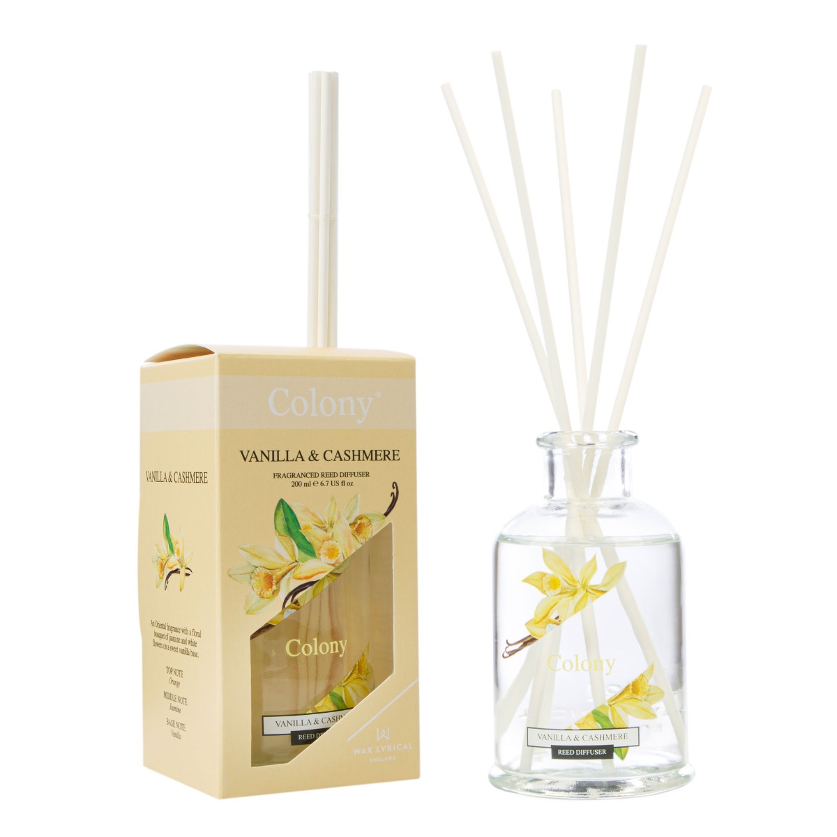 Colony Vanilla and Cashmere Reed Diffuser image number null