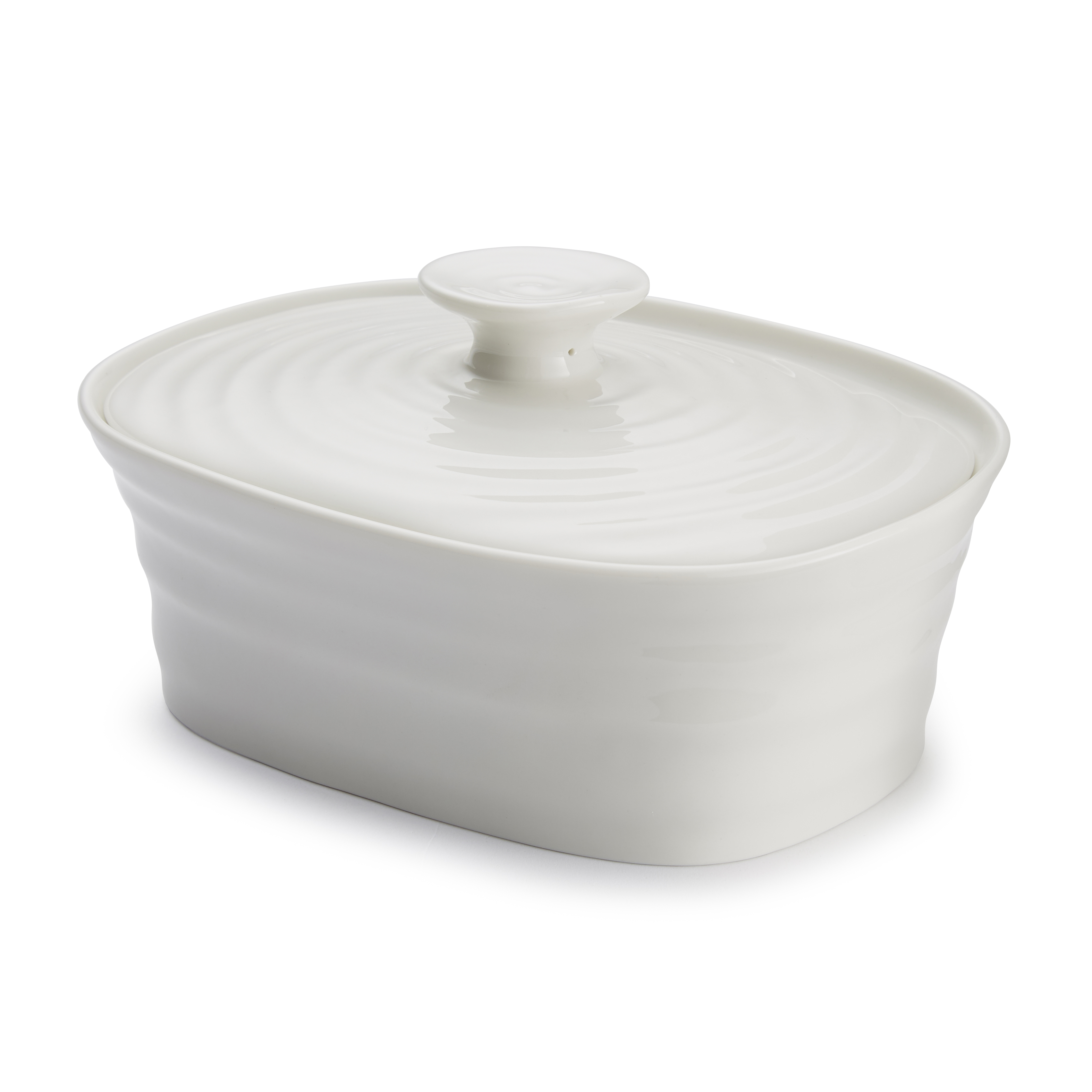 Sophie Conran Covered Butter Dish, White image number null