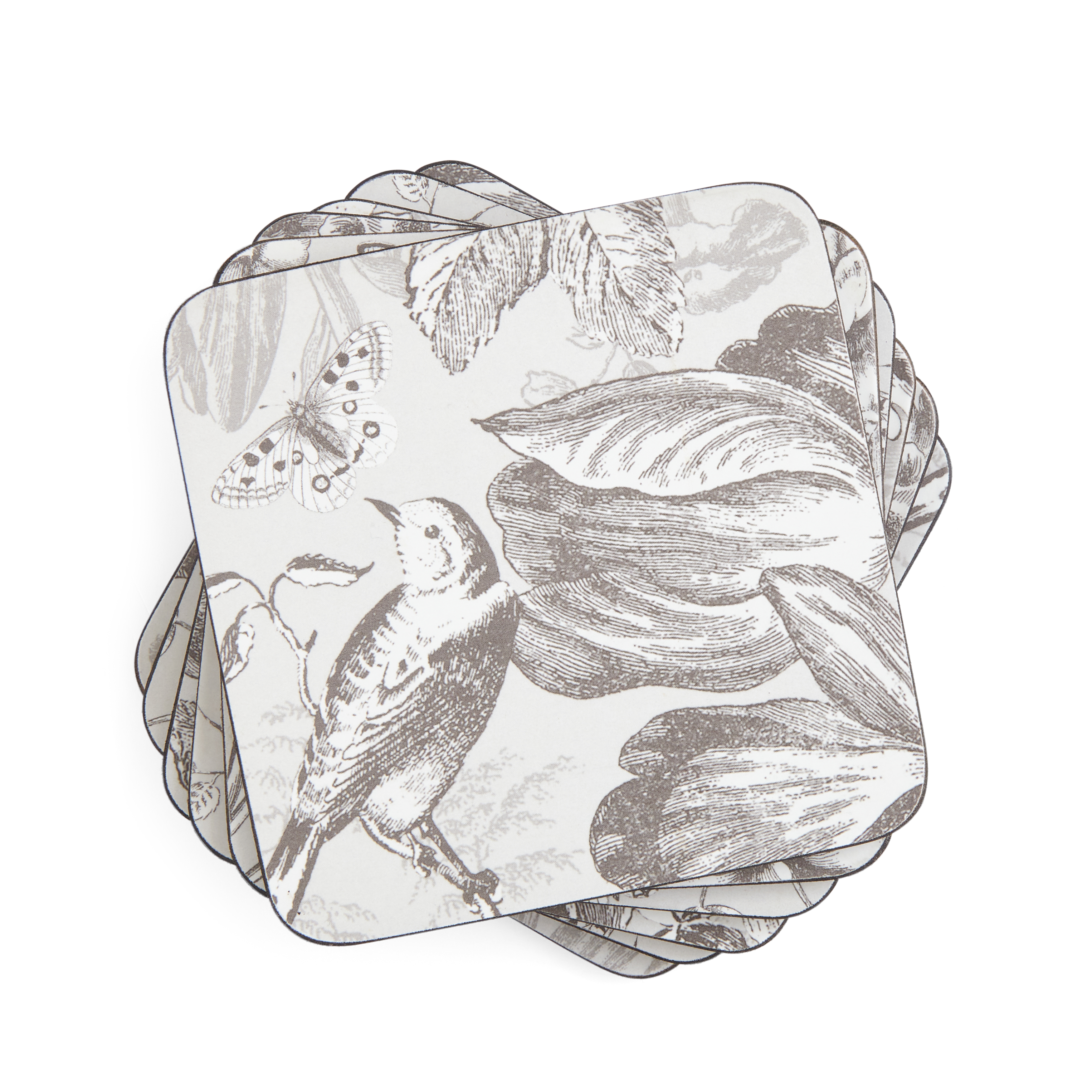 Vintage Garden Coasters Set of 6 image number null
