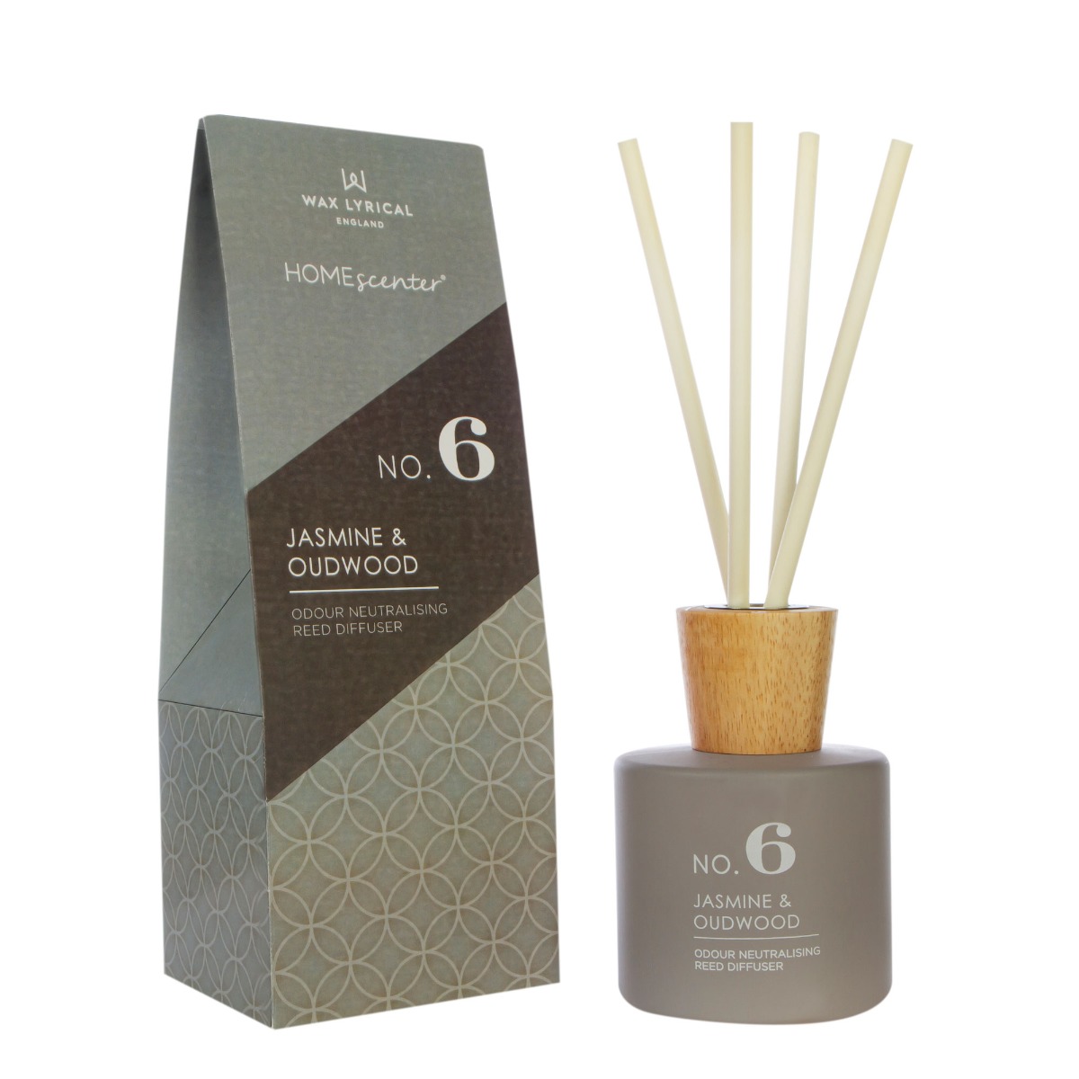 HomeScenter No. 6 Jasmine and Oudwood Reed Diffuser image number null