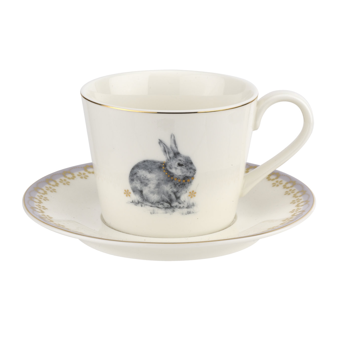 Meadow Lane Teacup & Saucer (Lavendar) image number null