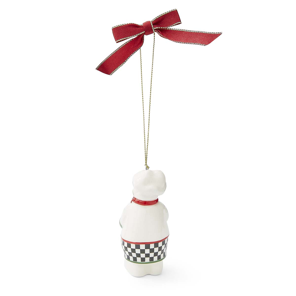 Christmas Tree Snowman Baker Ornament image number null