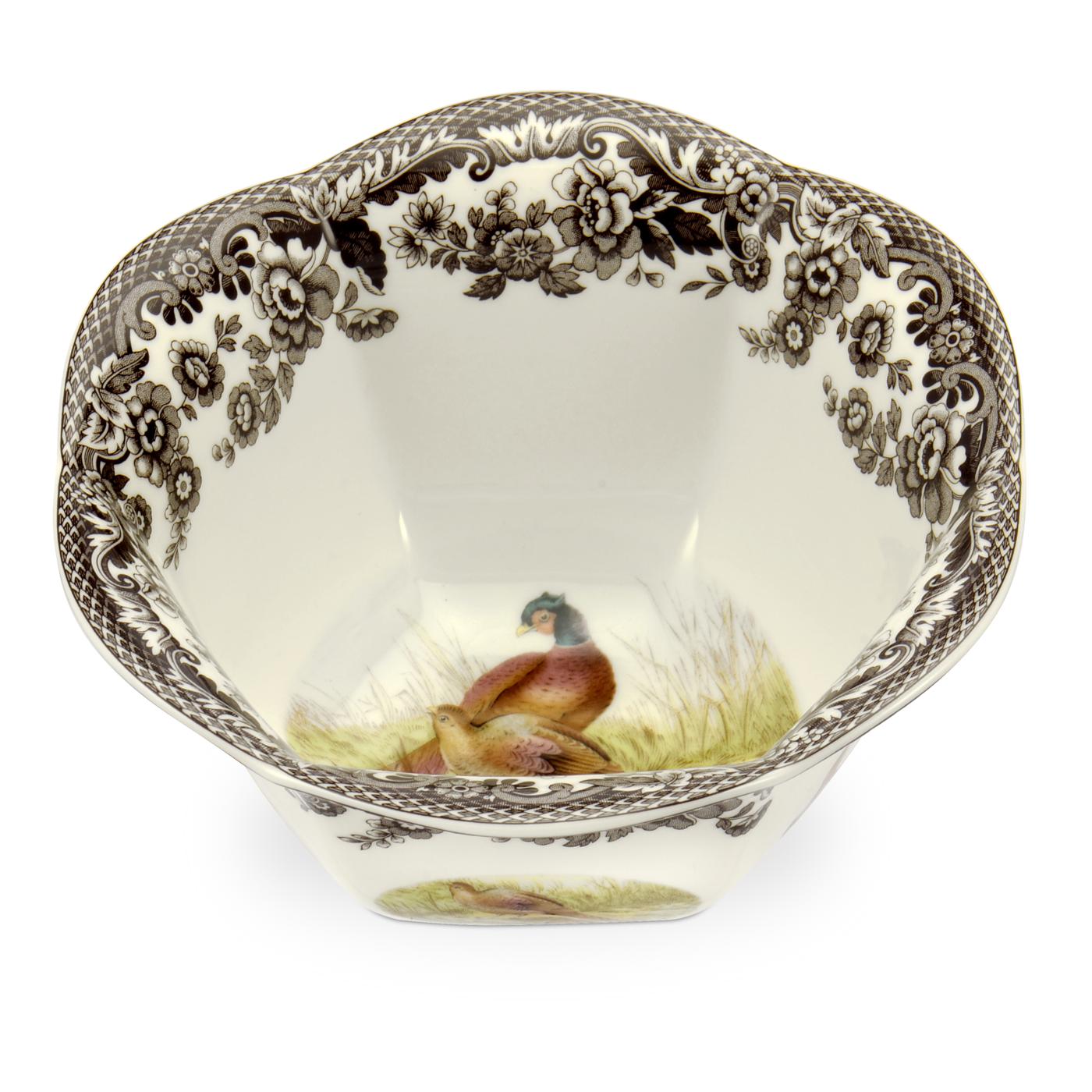 Spode Woodland Nut Bowl 6 Inch (Pheasant) image number null