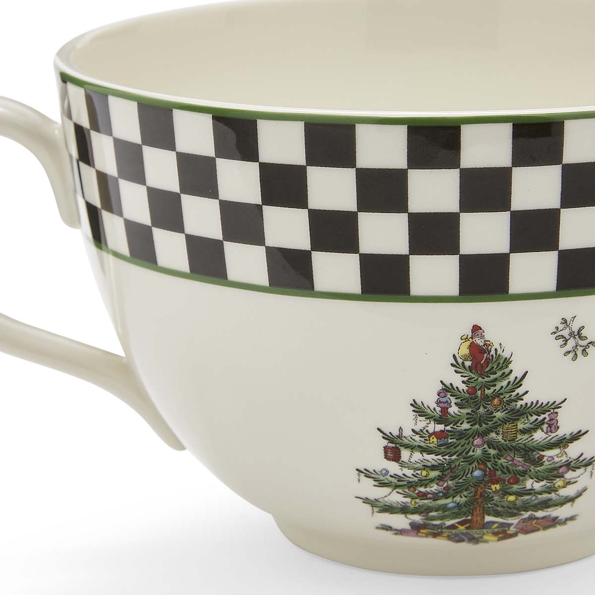 Christmas Tree Black & White Jumbo Cup image number null