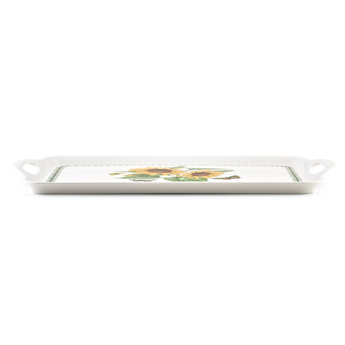 Botanic Garden Large Melamine Handled Tray (Sunflower) image number null