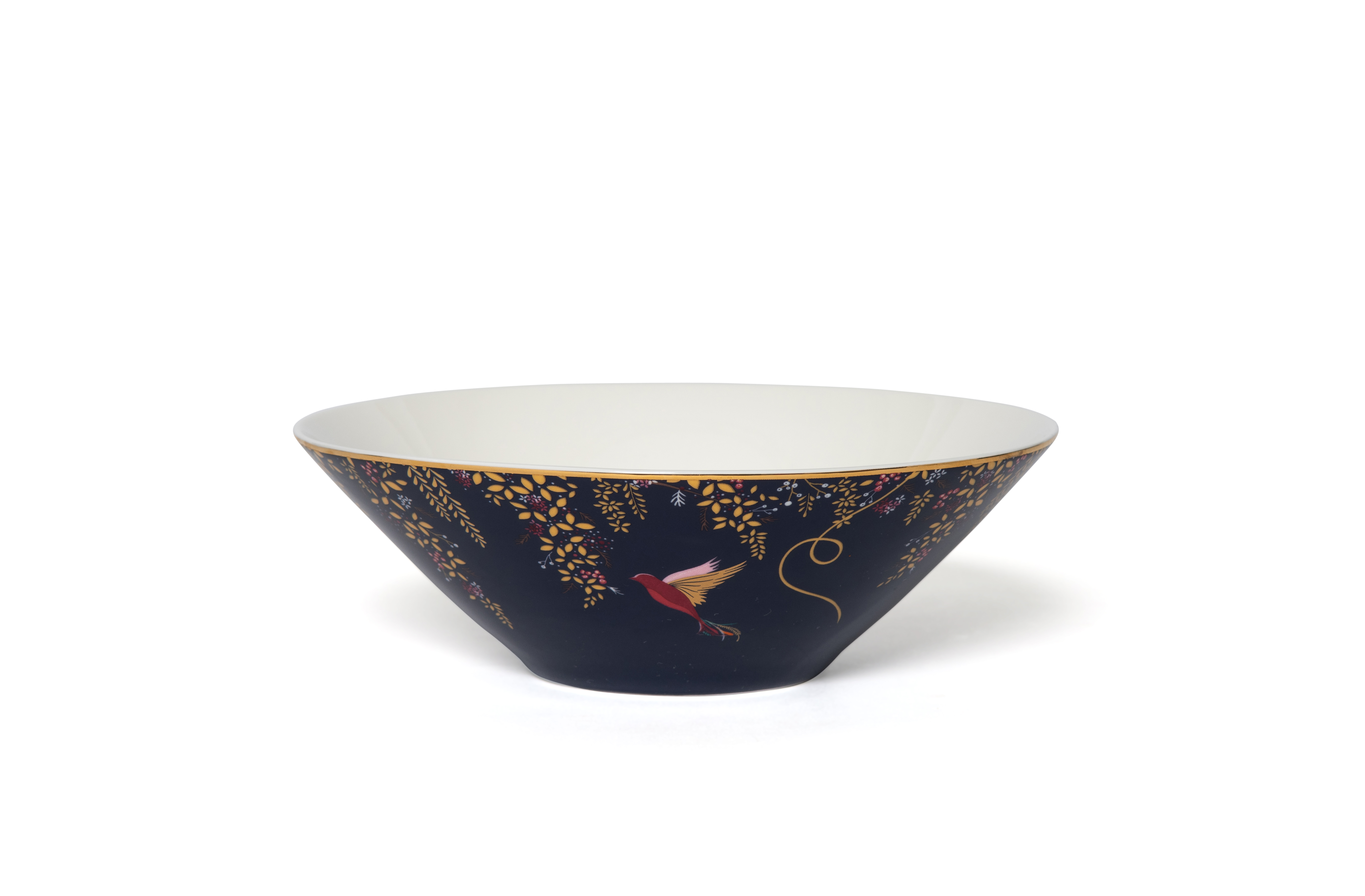 Sara Miller Chelsea Medium Salad Bowl, Navy image number null