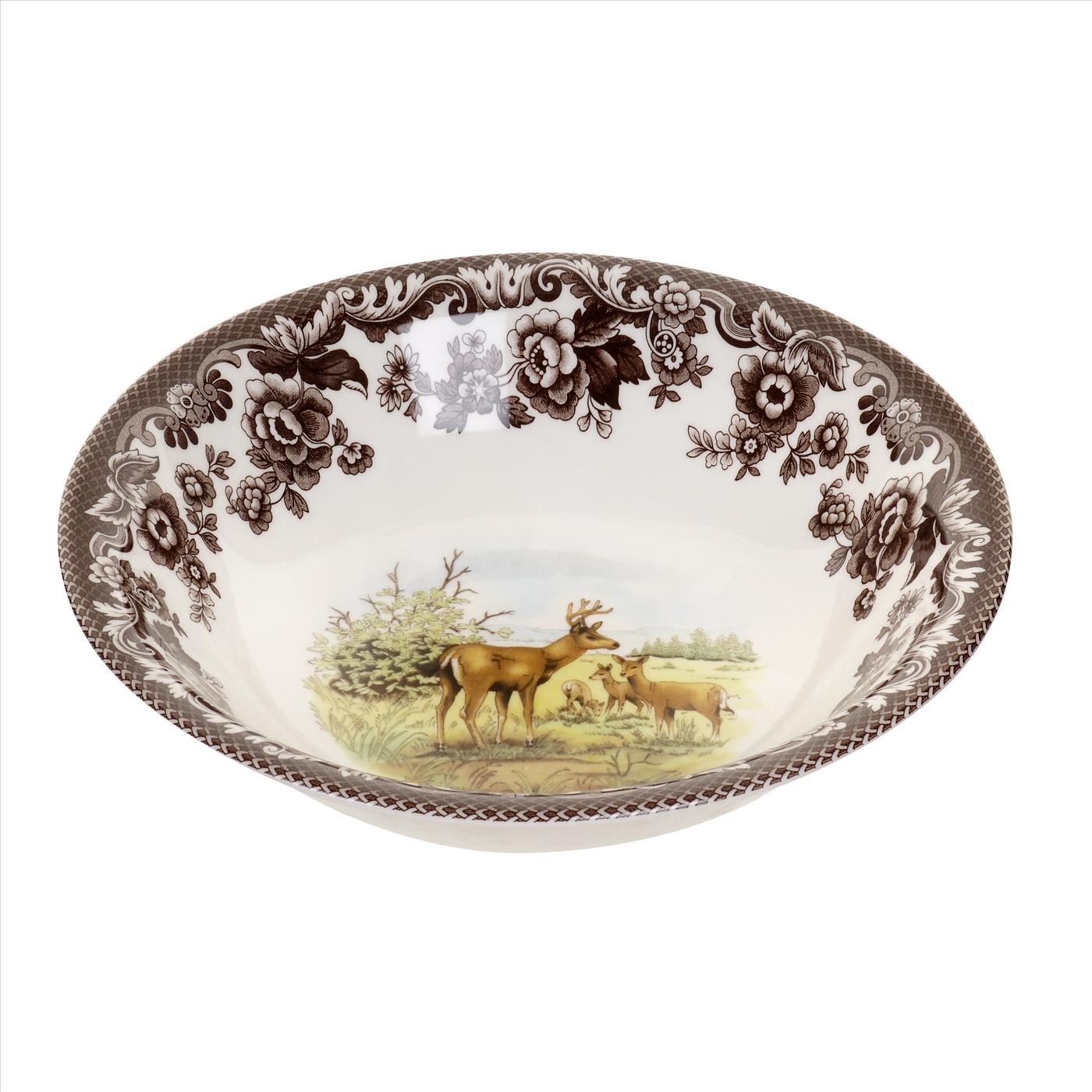 Woodland Ascot Cereal Bowl 8 Inch  (Mule Deer) image number null