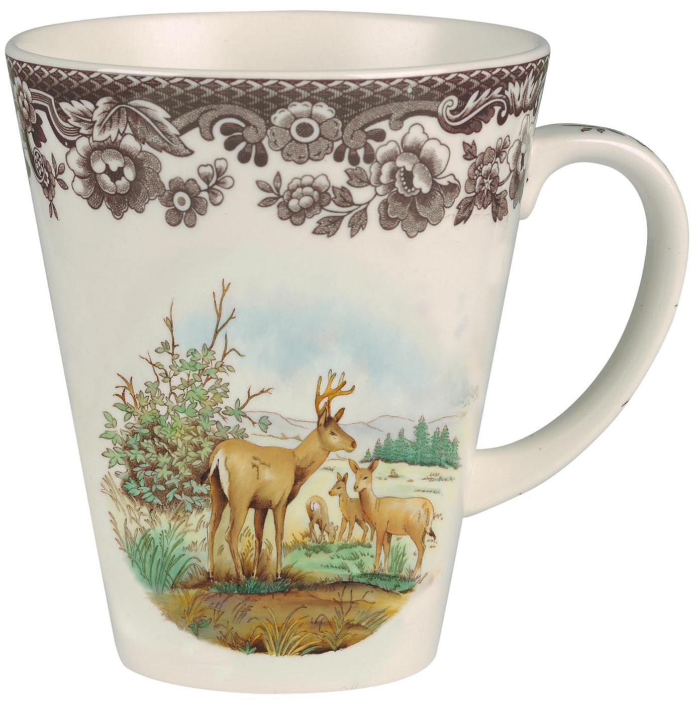 Spode Woodland Beverage Mug (Mule Deer) Spode