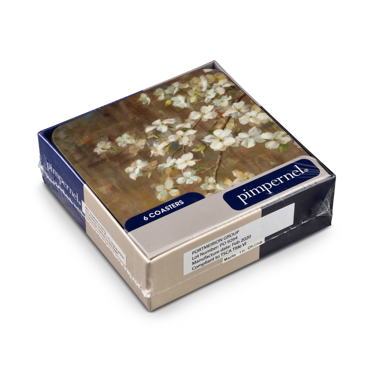 Dogwood in Spring Set of 6 Coasters image number null