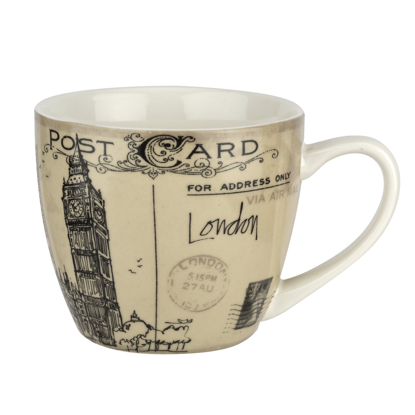 Postcard Sketches 16 fl.oz. Mug image number null