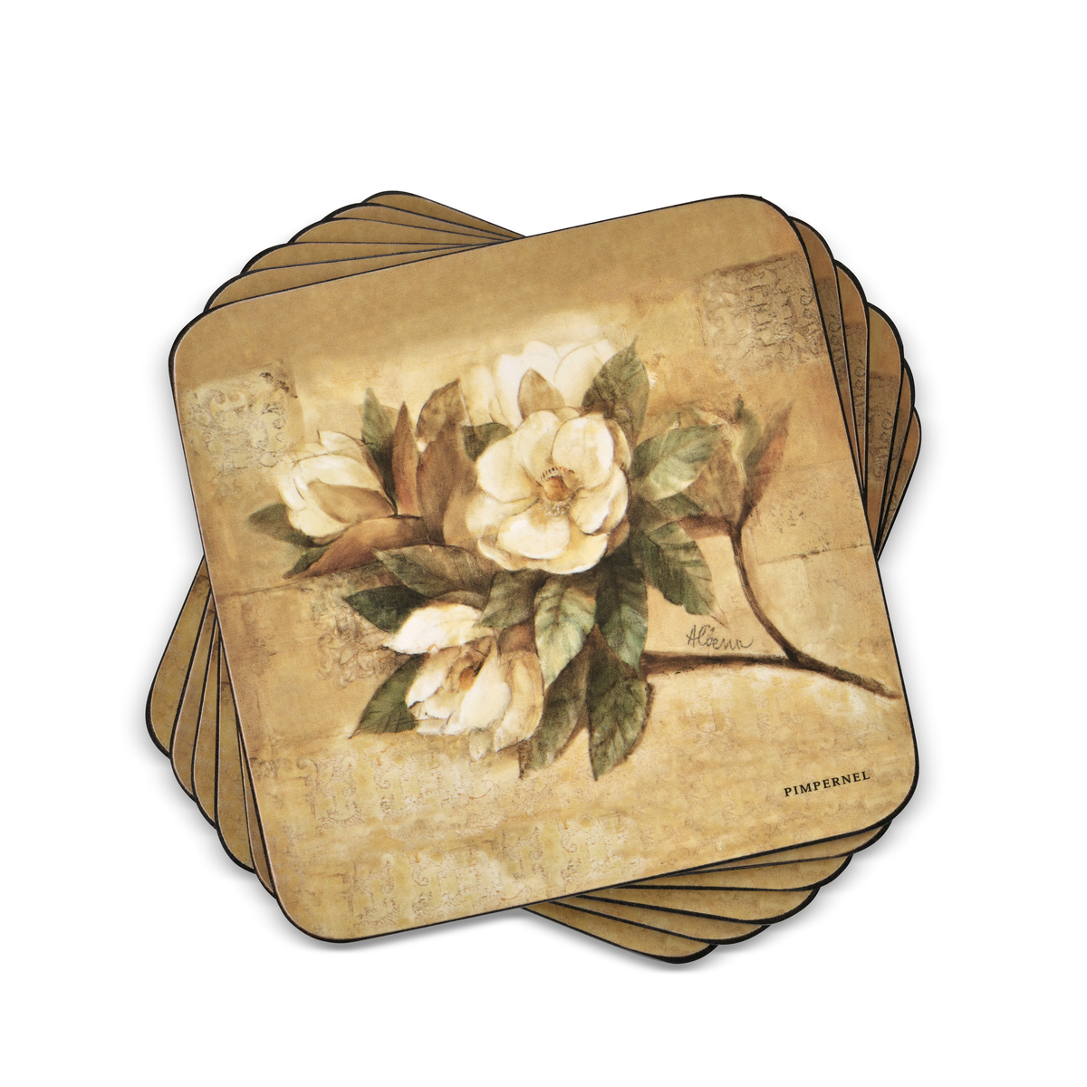 Sugar Magnolia Coasters Set of 6 image number null