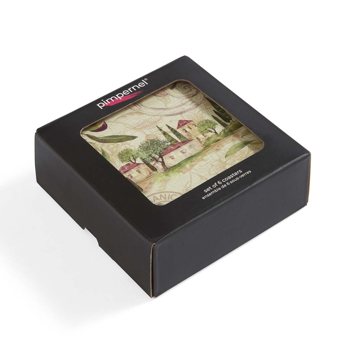 Olive Orchard Set of 6 Coasters image number null