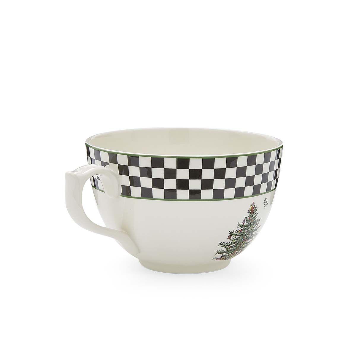 Christmas Tree Black & White Jumbo Cup image number null