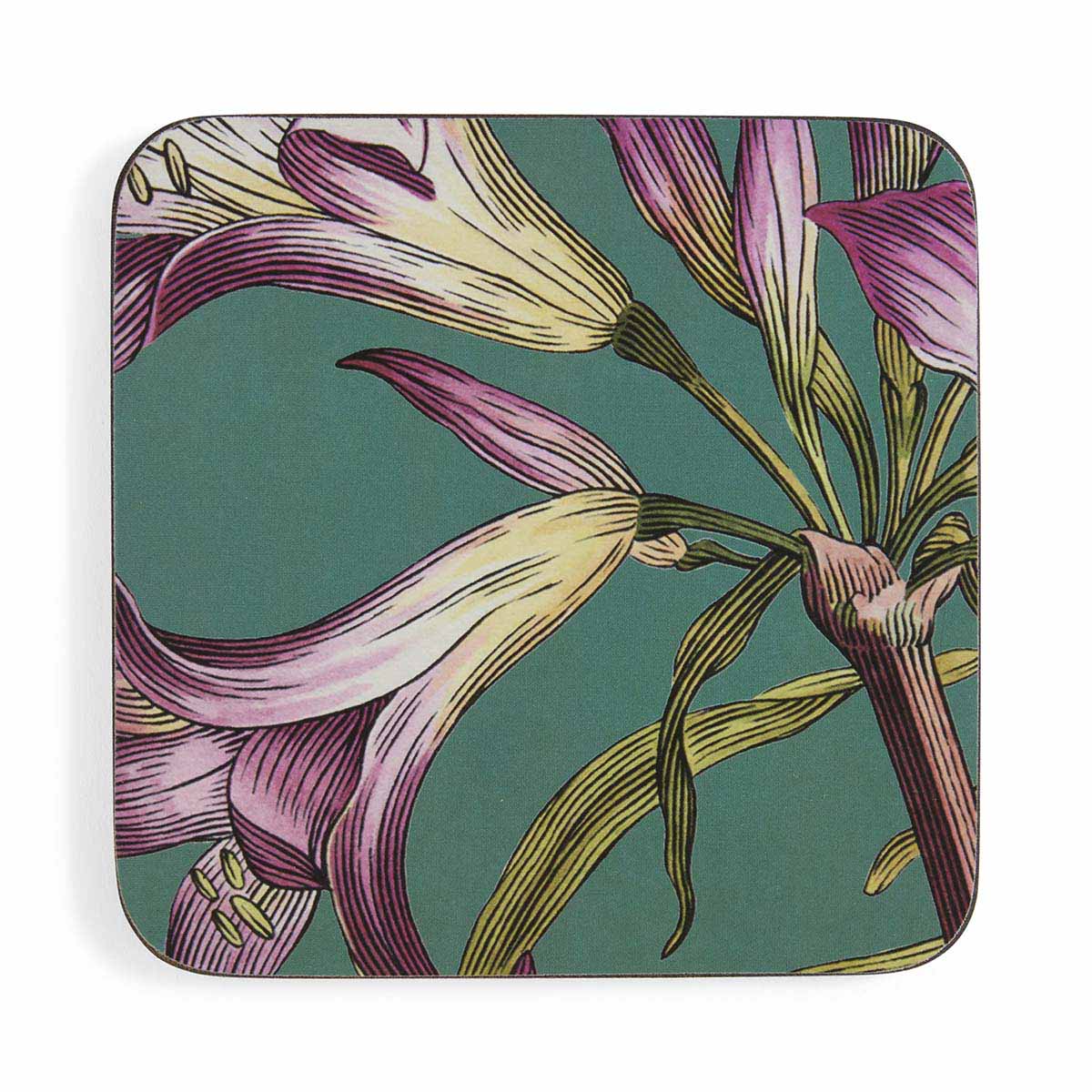 Botanic Garden Flora & Fauna Set of 6 Coasters image number null