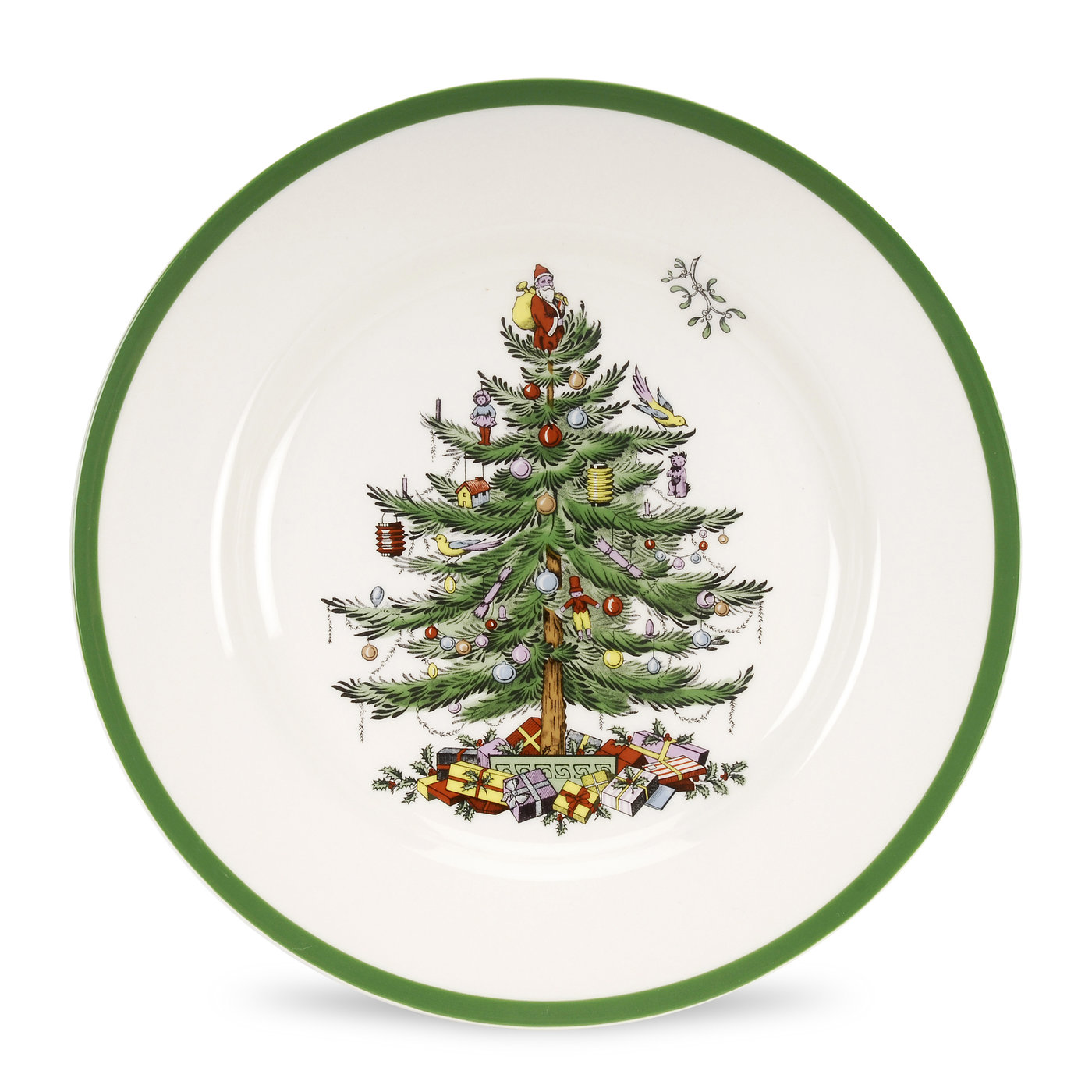 Spode Christmas Tree Set of 12 Dinner Plates Spode