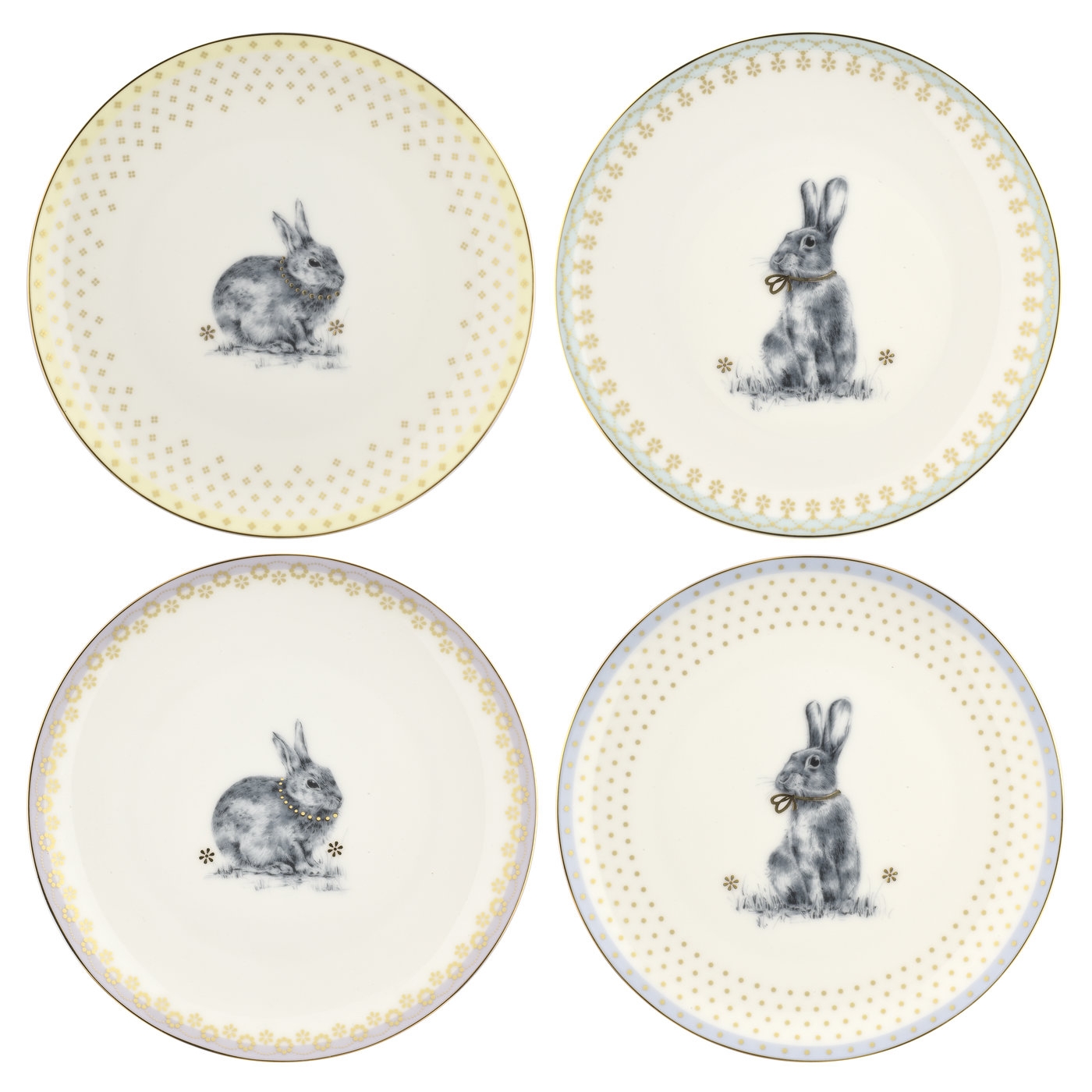 Spode Meadow Lane 8.2 Inch Salad Plate Set of 4 image number null