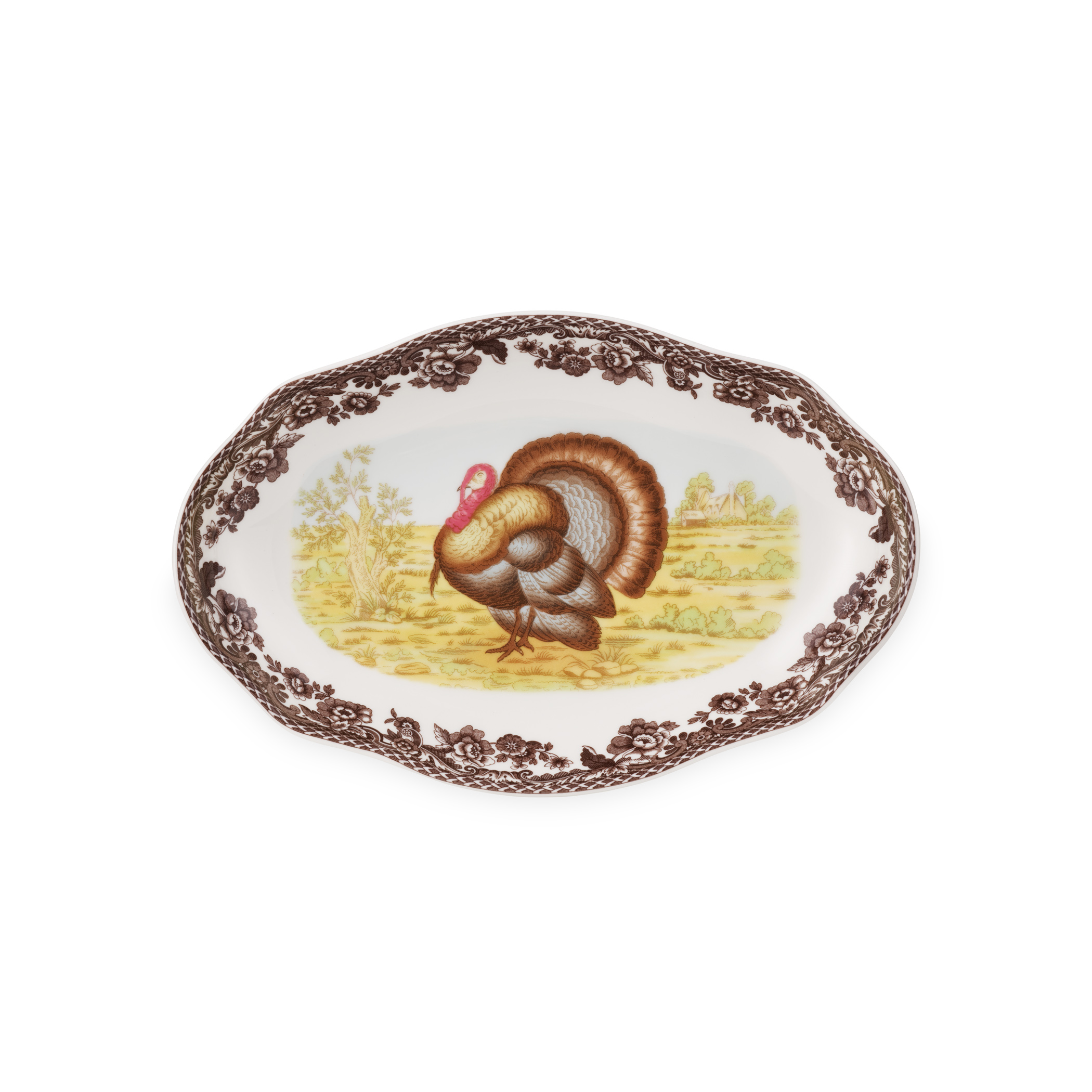 Woodland Set of 2 Pickle Dishes (Turkey/Pheasant) image number null