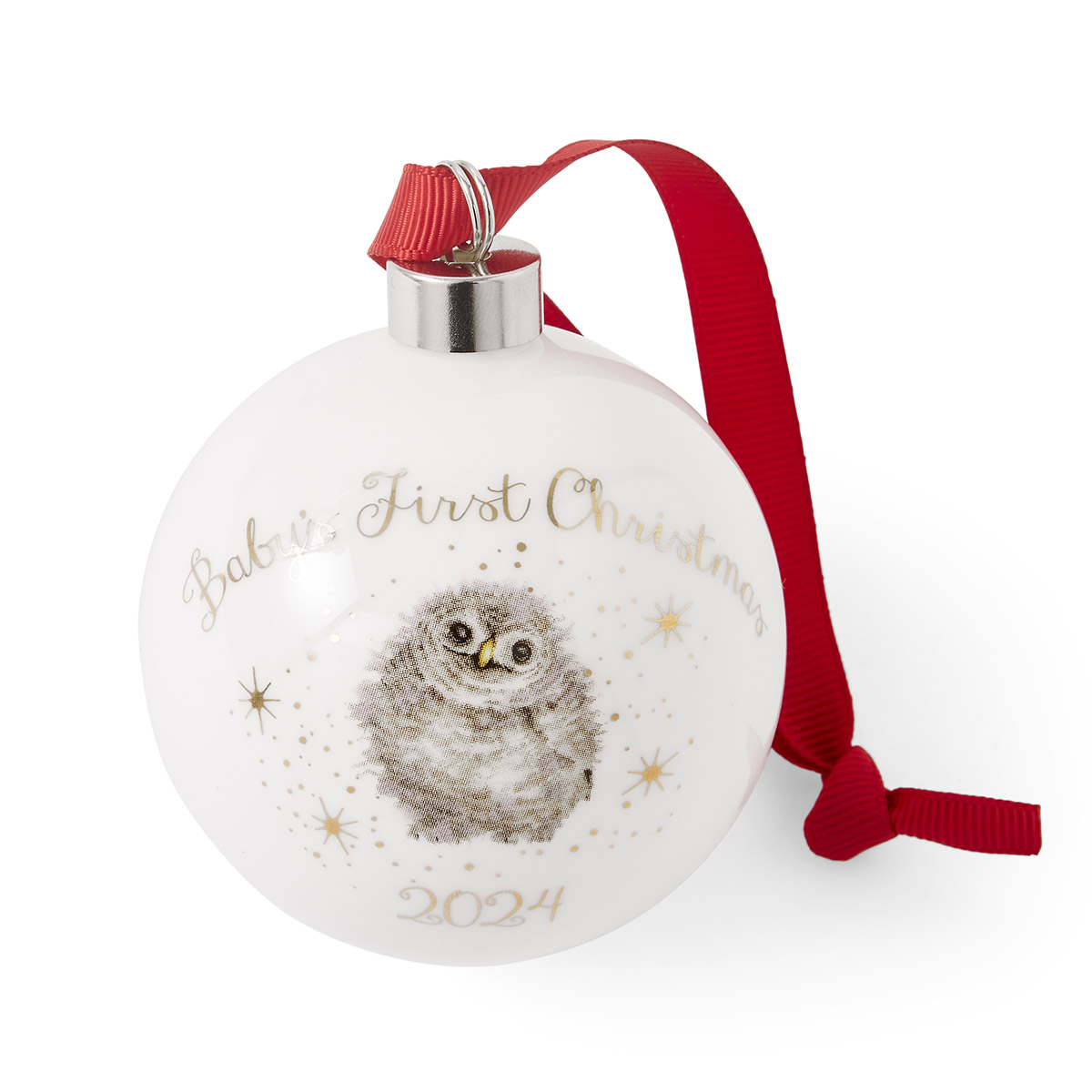 Wrendale Designs Baby's 1st Christmas Bauble image number null