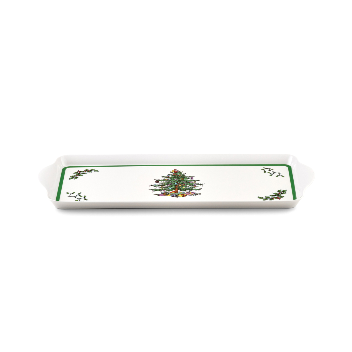 Christmas Tree Melamine Sandwich Tray image number null