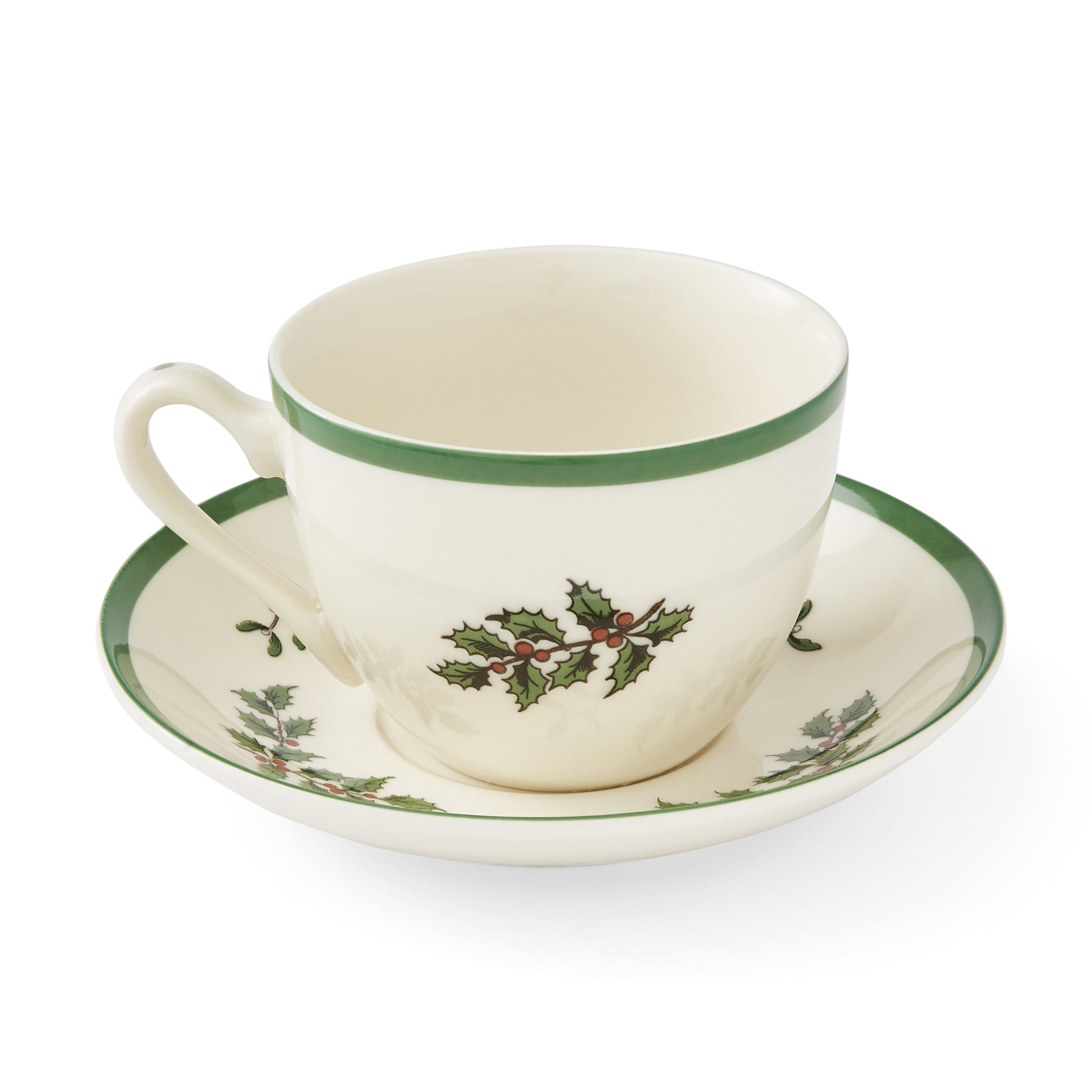 Christmas teacup & saucer