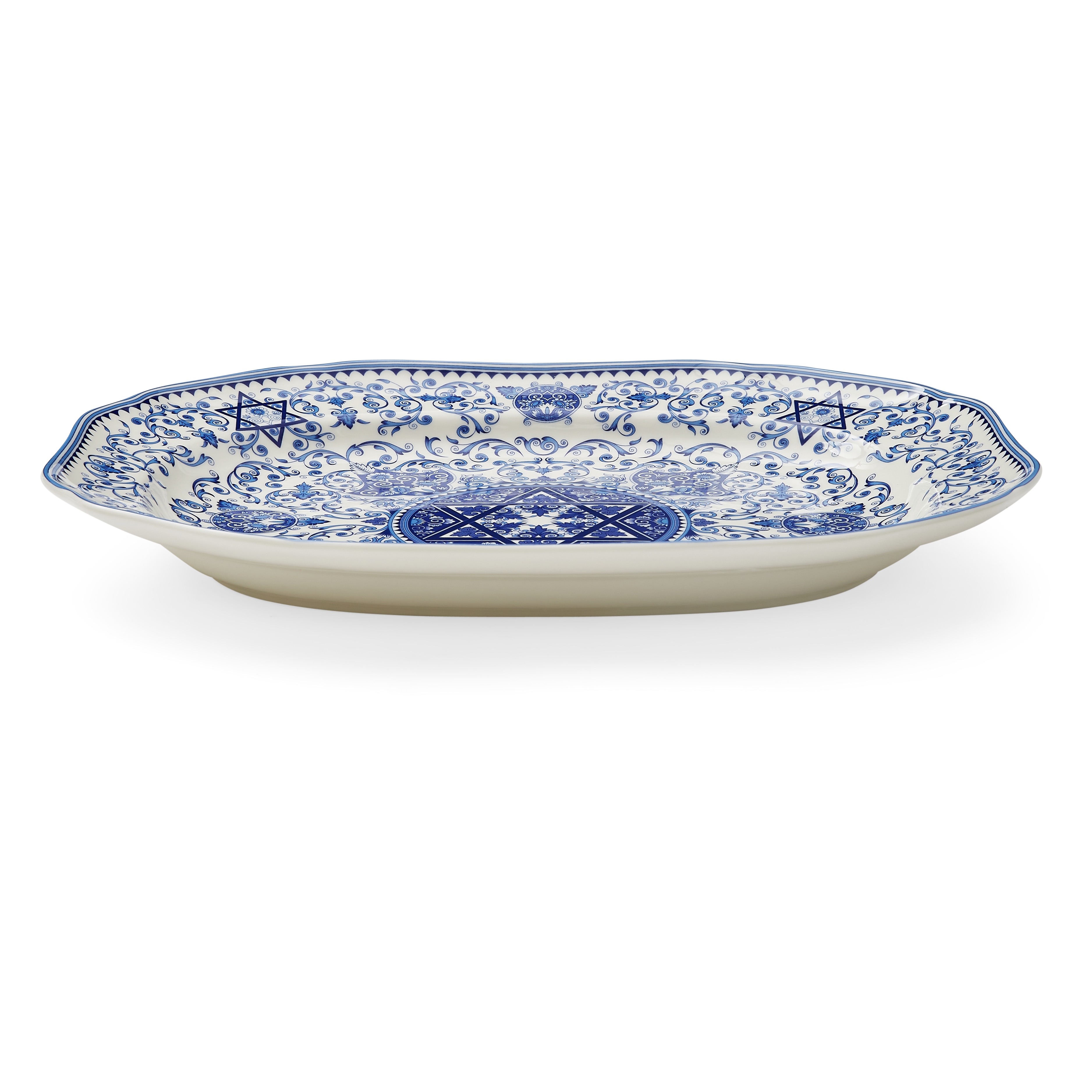 Judaica Oval Platter image number null