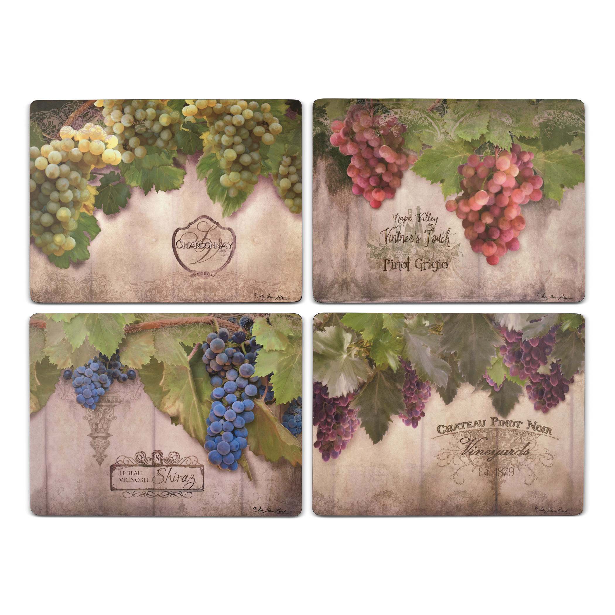 Pimpernel Tuscan Vineyard Placemats Set of 4 image number null
