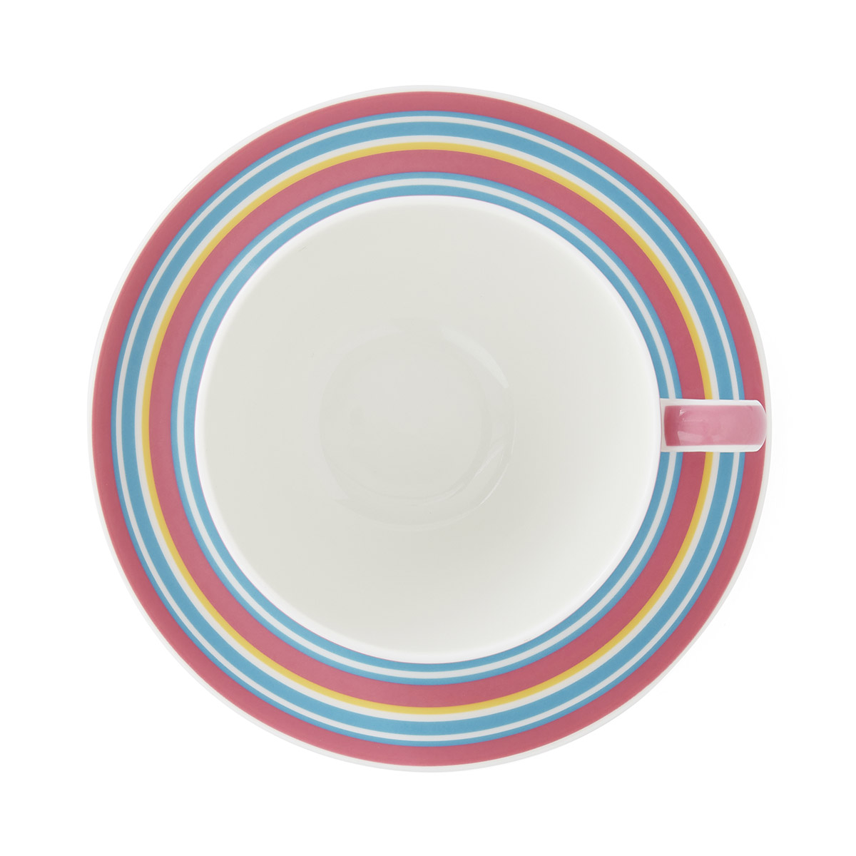Kit Kemp Calypso Teacup & Saucer - Pink image number null