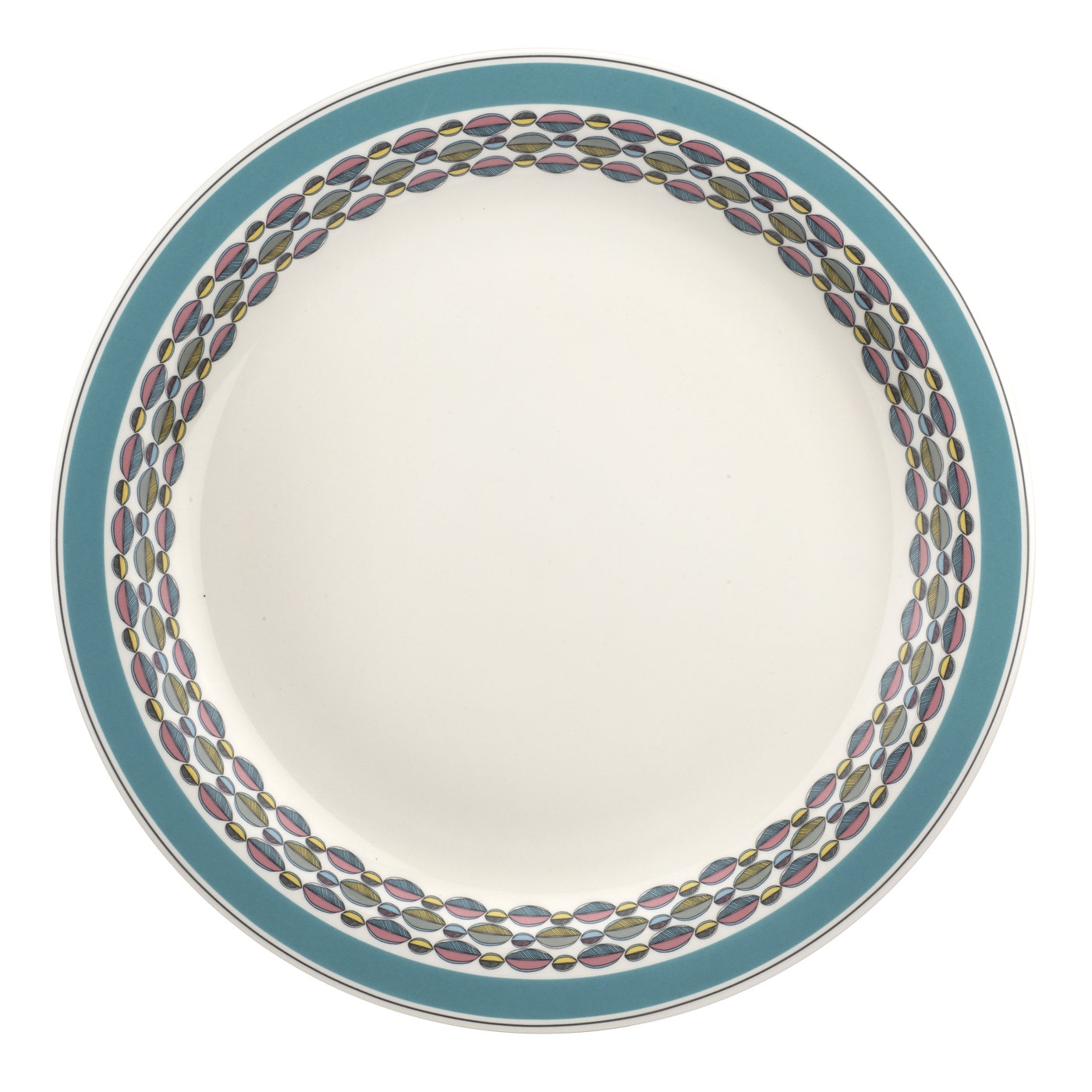 Westerly Turquoise 13 Inch Round Platter image number null