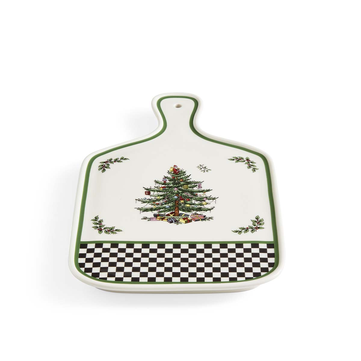 Christmas Tree Black & White Serving Board image number null