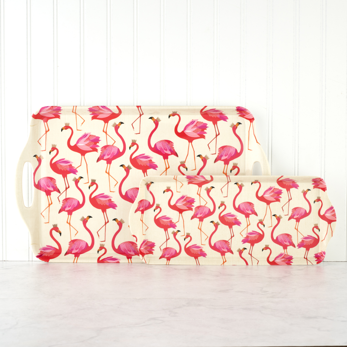 Sara Miller London The Flamingo Sandwich Tray image number null