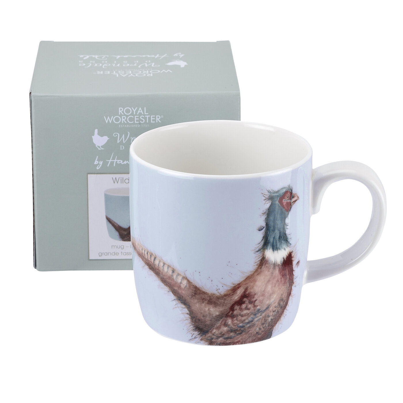 Royal Worcester Wrendale Designs Wild Thing Large 14 fl.oz. Mug, Pheasant image number null