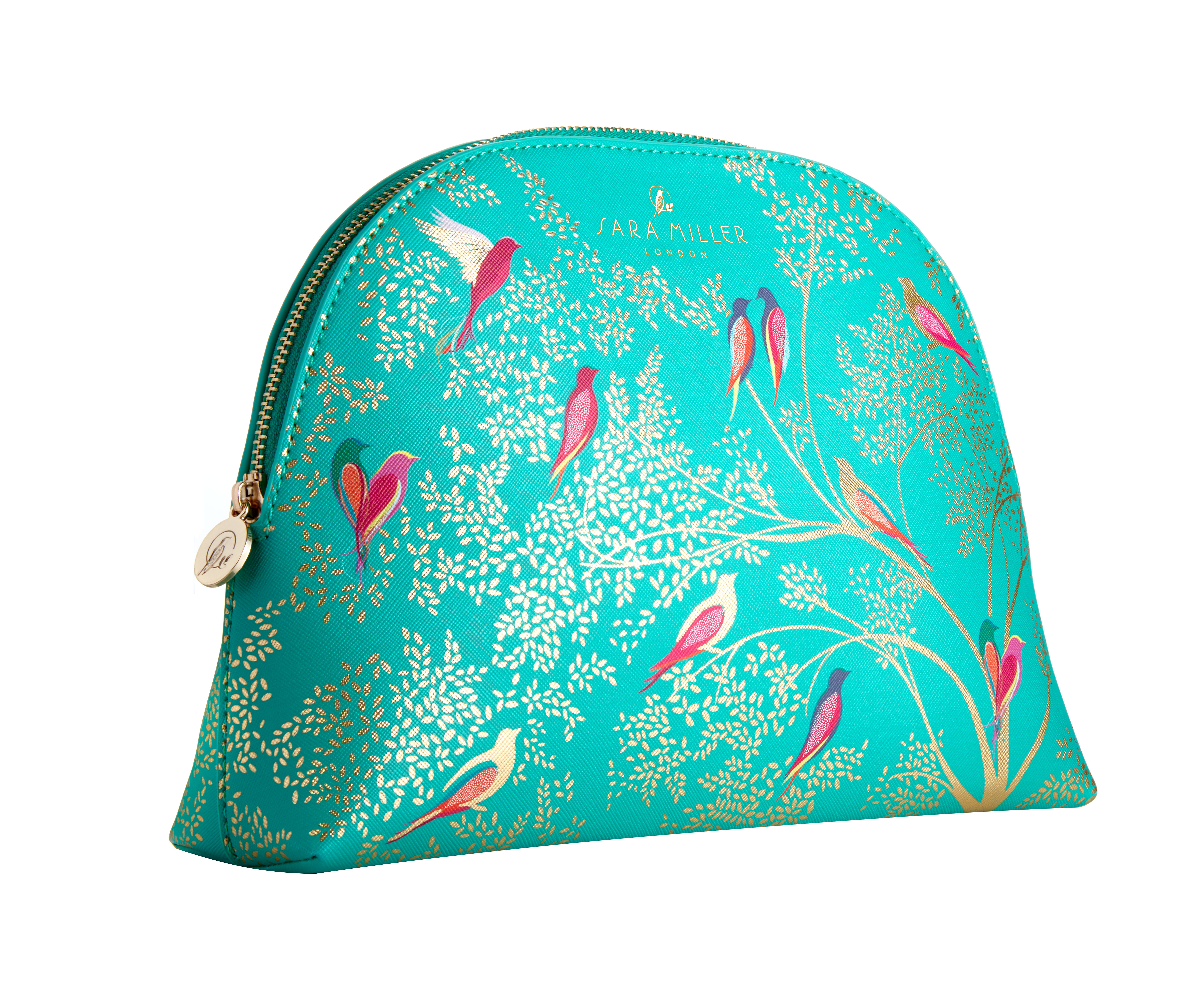 Chelsea Green Birds Large Cosmetic Bag image number null