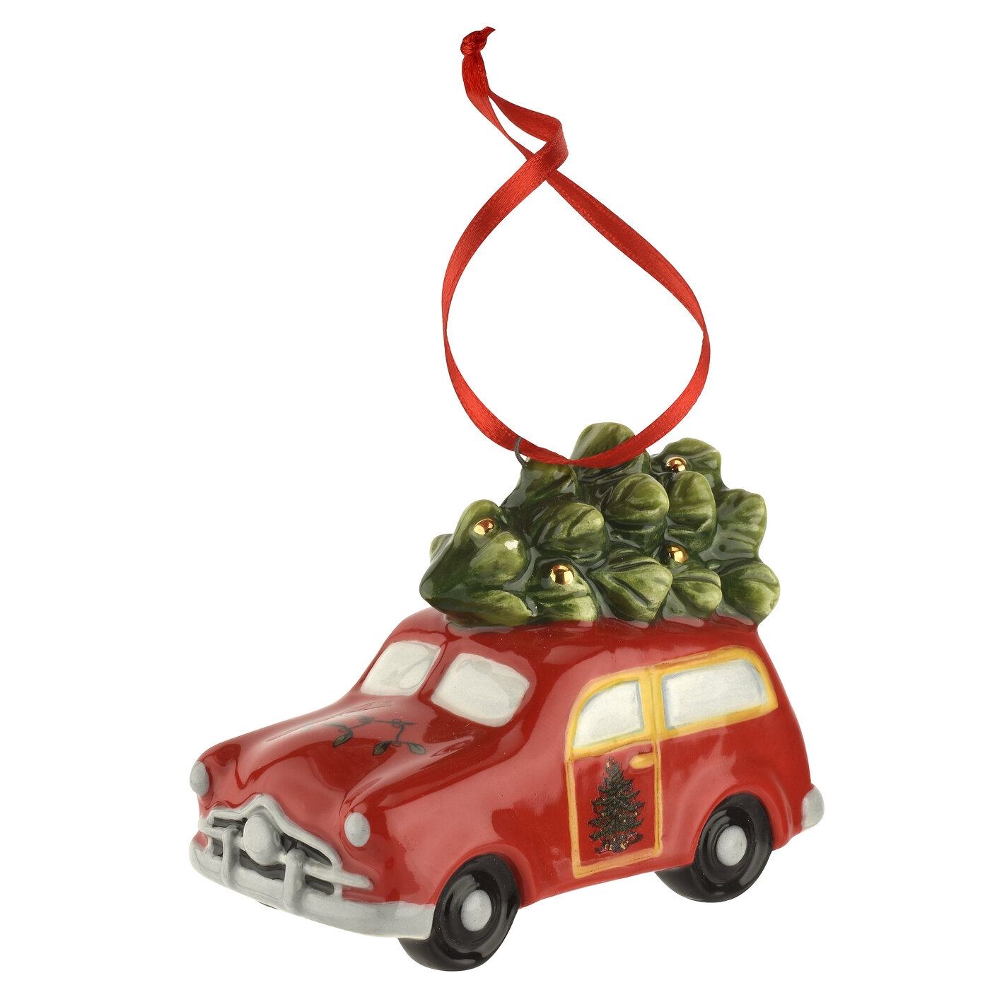 Christmas Tree Station Wagon Ornament image number null