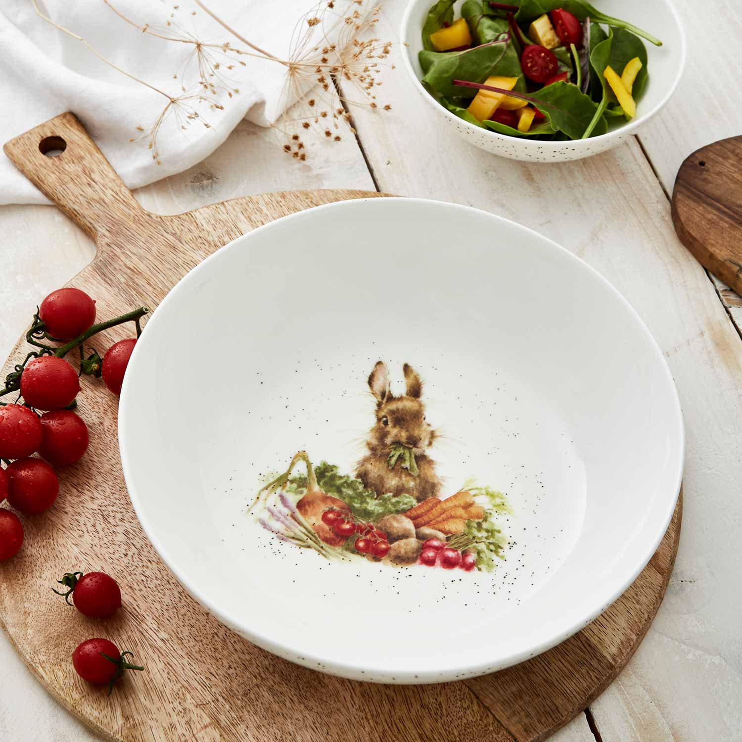 Wrendale Designs Rabbit Salad Bowl image number null