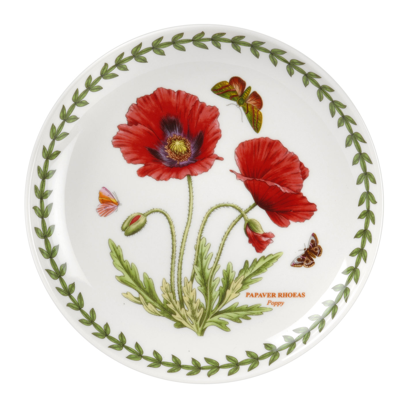 Botanic Garden Poppy Coupe Plates Set of 4 image number null