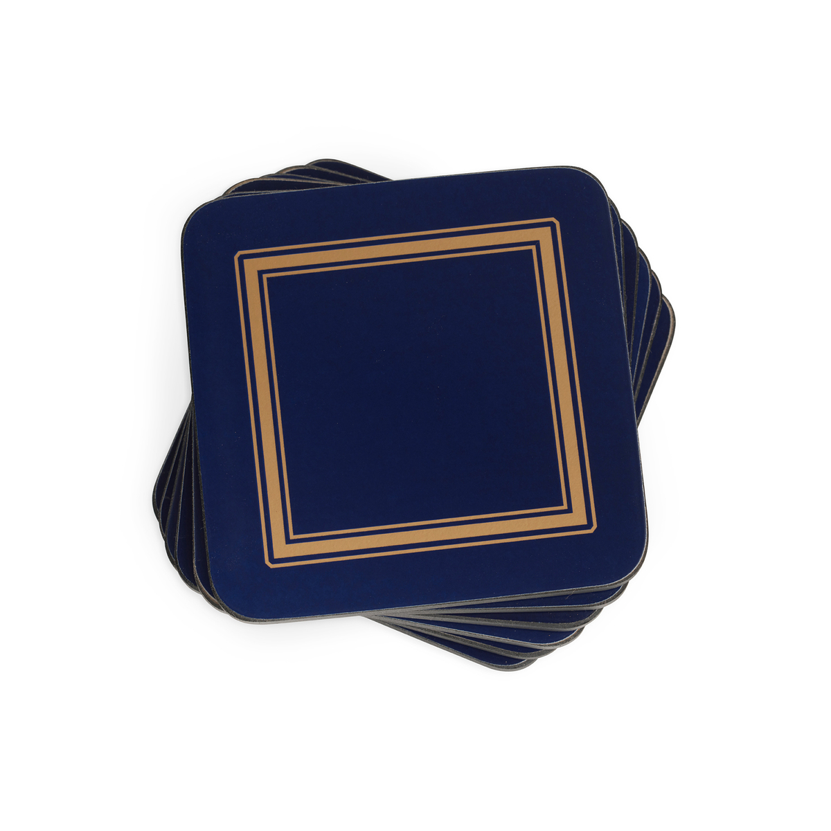 Classic Midnight Blue Coasters Set of 6 image number null
