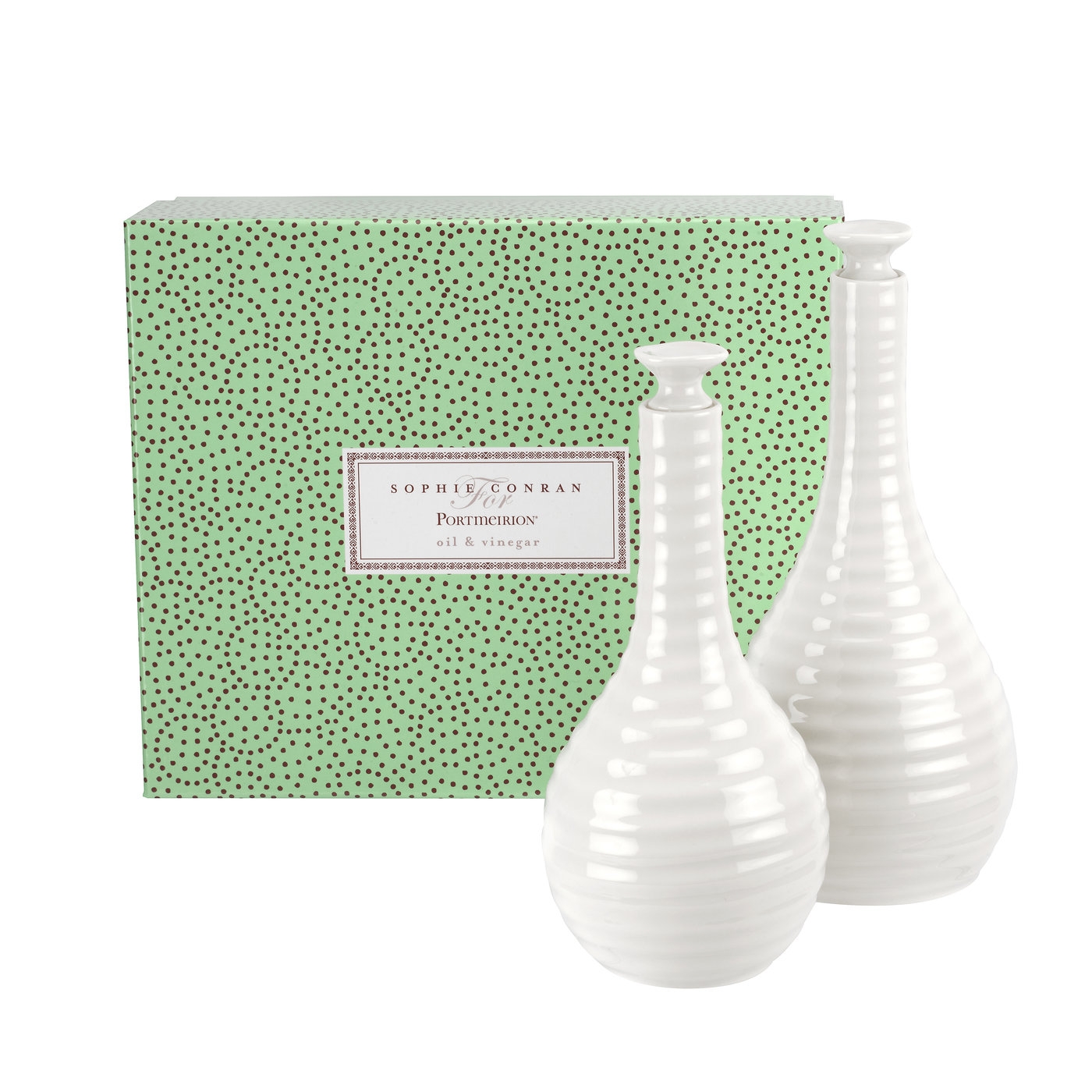 Sophie Conran White Oil and Vinegar Set image number null