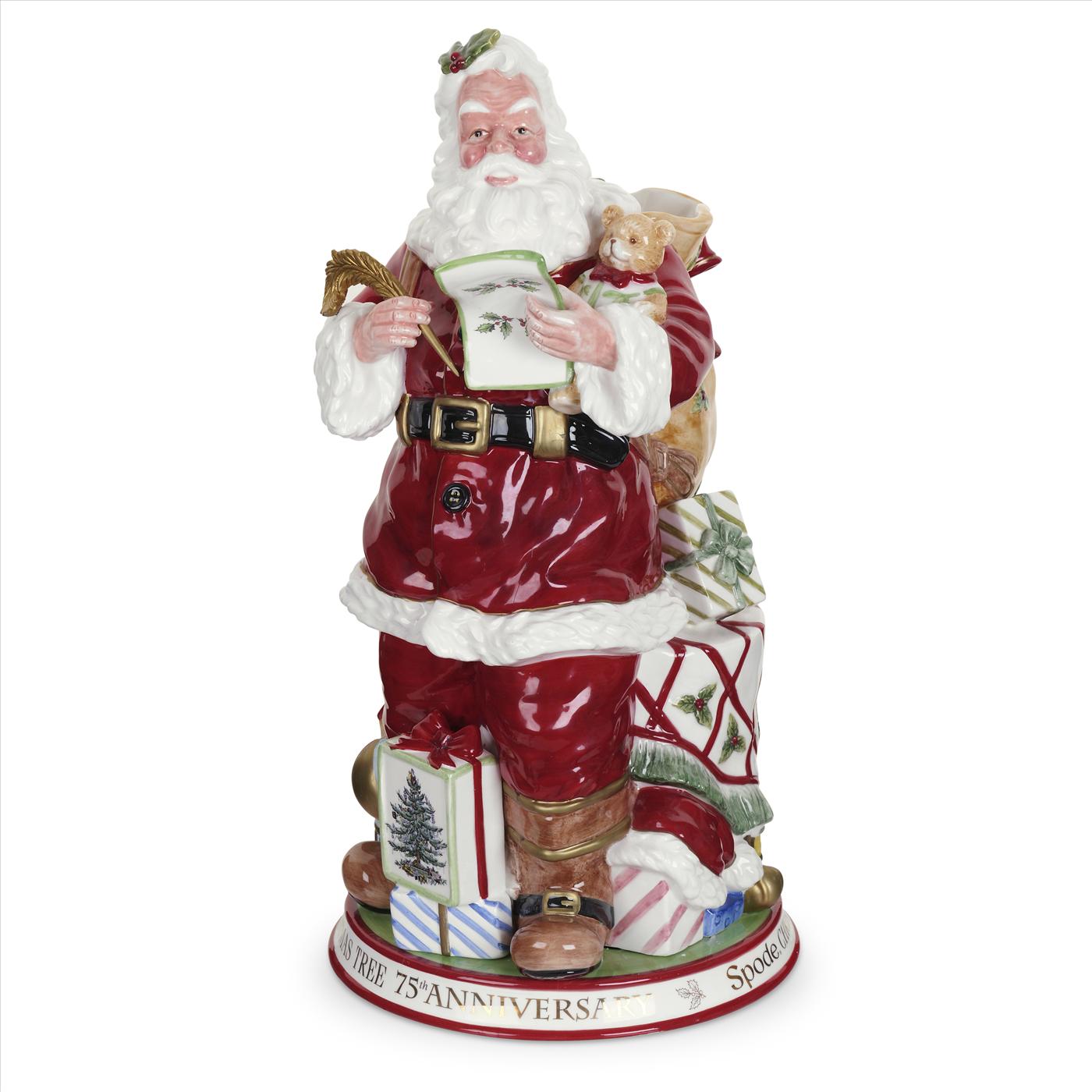 Spode Christmas Tree Santa Vase Spode